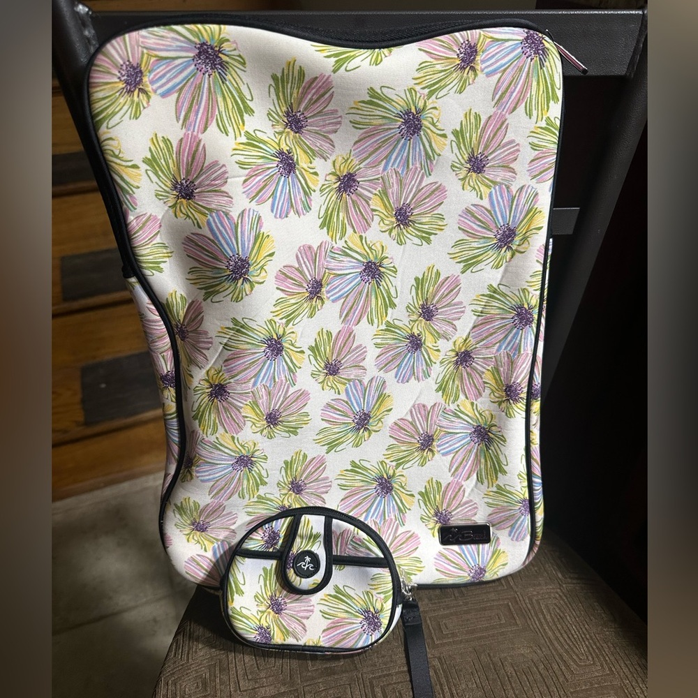 Beach by CLC Neoprene Floral Sleeve and Coin Purse Set